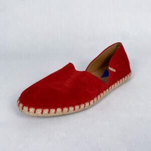 Verbenas Carmen Espadrilles Fire Red Suede 38